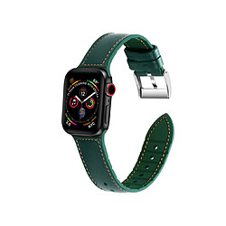 B03 Cuir Vert Sport Sangle de rechange Bracelet de rechange Apple Watch Band 42mm 44mmmwomen Hommes pour iWatch3456 Génération SE