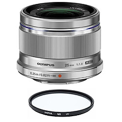 OLYMPUS 25MM F1.8 Silver + HOYA UX UV 46mm Filter