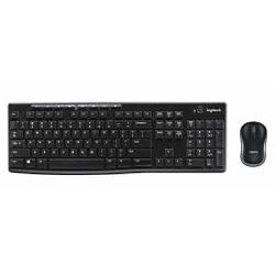 Avis Logitech MK270 combo, Pan Nordic Wireless, Black Mouse and keyboard