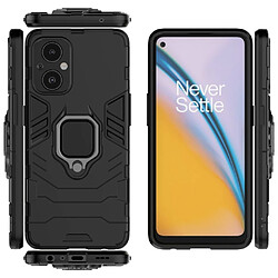 Htdmobiles Coque pour Oppo Reno 8 Lite 5G / OnePlus Nord N20 5G - housse etui rigide anti choc + film ecran - NOIR