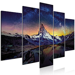 Artgeist Tableau - Matterhorn (5 Parts) Wide [100x50]