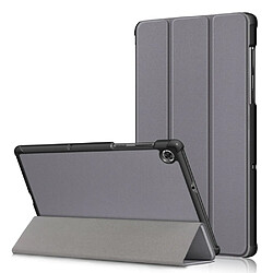 Etui en PU réveil / sommeil automatique à trois volets gris pour votre Lenovo Tab M10 HD Gen 2 TB-X306X