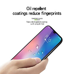 Avis Wewoo Film de verre trempé plein écran 9H 2.5D pour Xiaomi Mi 9 SE (noir)