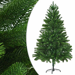 vidaXL Arbre de Noël artificiel pré-éclairé et boules 210 cm vert