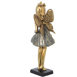 Avis Figurine Décorative Alexandra House Living Doré Acrylique Plastique Mélamine Fée