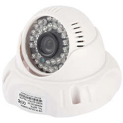 Wewoo Caméra Dôme CMOS 420TVL 3.6mm Objectif ABS Couleur Infrarouge avec 36 LED, IR Distance: 20m