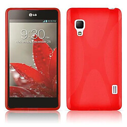 Cadorabo Coque LG L5 II (2. SIM) Etui en Rouge