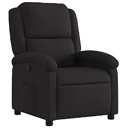 Maison Chic Fauteuil inclinable,Fauteuil luxe de relaxation Noir Tissu -MN71689