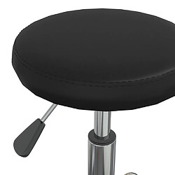 Acheter vidaXL Tabouret de massage Similicuir Noir