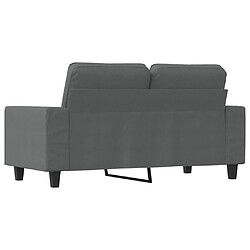 Acheter vidaXL Canapé à 2 places Gris foncé 120 cm Tissu