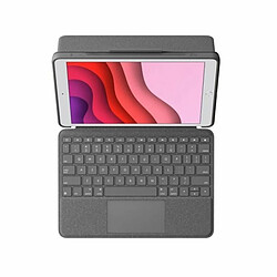 Housse pour Tablette Logitech iPad 2021 Gris QWERTY