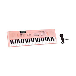 Piano Éducatif Apprentissage Reig Microphone Rose