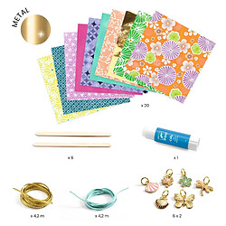 Djeco coffret creatif perles de papier diy