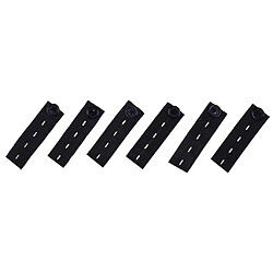 Acheter 6pcs Rallonges De Pantalon élastiques Couture Fixations Pour Pantalons Jeans Blak