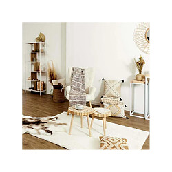 Avis The Home Deco Factory Fauteuil patchwork blanc Helsinki.