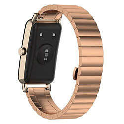 Bracelet en métal réglable, or rose pour votre Huawei Watch Fit Mini 16mm