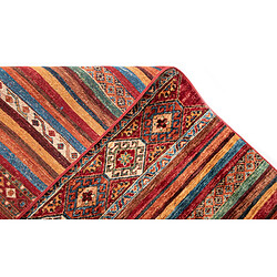 Vidal Tapis de laine 292x250 rouge Torkman pas cher