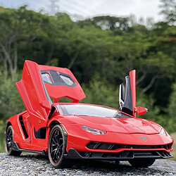 Universal 1: 24 Lamborghini LP770 Sport Alliage Modèle de voiture jouet moulée sous pression Modèle de voiture jouet collection métal Jouet Cadeau pour enfants | Voiture jouet moulée sous pression (noir)