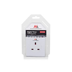 Minuterie Maclean MCE30GB programmable numérique LCD relais prise chauffage 3600W