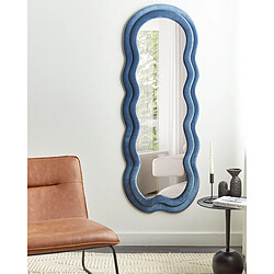 Beliani Miroir LACS 160 cm Bleu