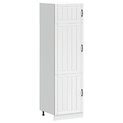 vidaXL Armoire de cuisine Lucca blanc bois d'ingénierie