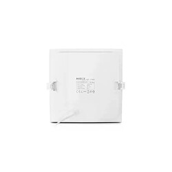 Plafonnier LED Encastrable Blanc 15W 1200lm 120° IP44 200mmx200mm - Blanc Chaud 3000K