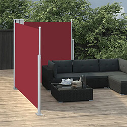 Avis Maison Chic Auvent latéral rétractable de balcon | Store extérieur | Auvent solaire Rouge 160 x 600 cm -GKD58264