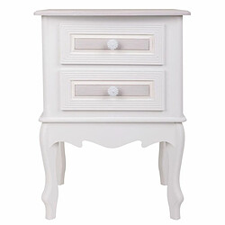 Acheter Table de Nuit Alexandra House Living Blanc 34 x 57 x 42 cm