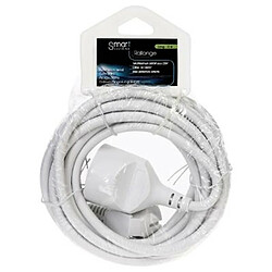 Rallonge Electrique Terre 5m Blanc