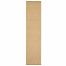 vidaXL Tapis Sisal naturel 80x350 cm