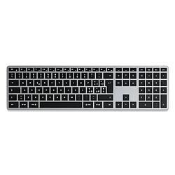 Satechi Slim X3 clavier Bluetooth Italien Noir, Gris