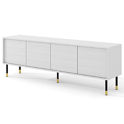 Bestmobilier Novara - meuble tv - 180 cm Novara - meuble tv - 180 cm - Blanc