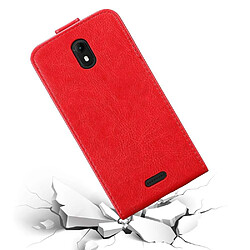 Cadorabo Coque WIKO VIEW GO Etui en Rouge pas cher