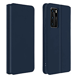 Avizar Housse Huawei P40 Étui Folio Portefeuille Fonction Support bleu