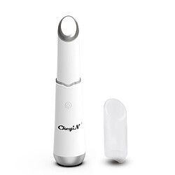 Universal Masseur d'yeux thermocomprimé LED Photon Bar de massage des yeux Traitement léger Vibrations Resserrement de la peau Soulevement des poches anti-rides Baguette de beauté | Appareil de beauté pour la maison (blanc)