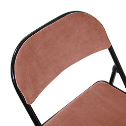 Avis Chaise visiteur / Chaise de conférence / Pliante TUDELA I velours rose hjh OFFICE