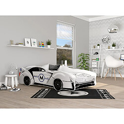 Acheter Kids Literie Lit Enfant Voiture 80x160 19 M Club Thème Livré avec sommiers et matelas en mousse de 7cm