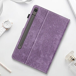 Acheter Avizar Étui pour Samsung Galaxy Tab S9 et Tab S9 FE Porte-cartes Support Vidéo Violet