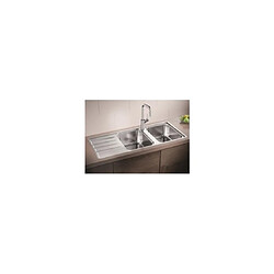 Blanco Evier à encastrer Lemis-8-S-IF 2 cuves + 1 égouttoir inox 523036