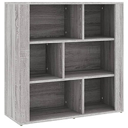 vidaXL Buffet Sonoma gris 80x30x80 cm Bois d'ingénierie