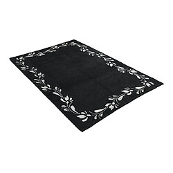 Vidal Tapis de laine 183x122 noir Darya