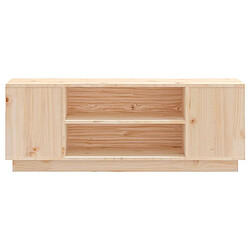 Acheter vidaXL Meuble TV 110x35x40,5 cm Bois de pin massif