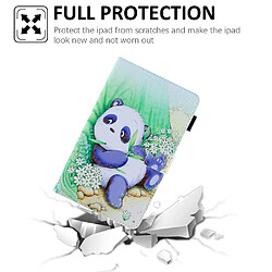 Etui en PU Impression de motifs avec support panda et bambou pour votre Samsung Galaxy Tab A7 Lite 8.7 pouces (2021) T220/T225