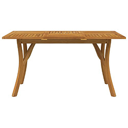 Avis Maison Chic Table de jardin | Table d'extérieur 150x90x75 cm Bois d'acacia solide -GKD44287