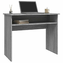 Avis Maison Chic Bureau,Table de travail pour chambre Sonoma gris 90x50x74 cm Bois d'ingénierie -GKD79205