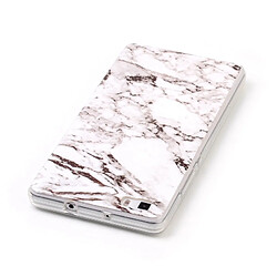 Acheter Wewoo Coque blanc pour Huawei P8 Lite Motif Marbling Soft TPU Housse de protection arrière