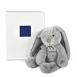 Lapin Preppy chic Gris perle 30 cm - Histoire d'Ours