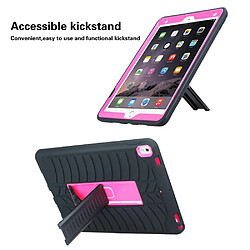 Coque en TPU + silicone antichute, hybride avec béquille noir/rose pour votre Apple iPad Pro 10.5 pouces (2017)/Air 10.5 pouces (2019)