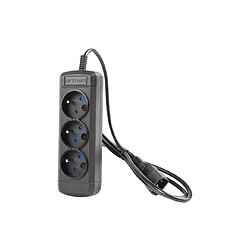 Power strip Arcolor3 0.6m UPS 3x230V PL IEC black