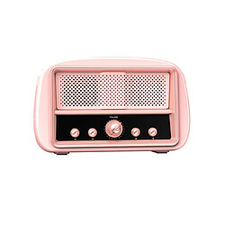 Universal Haut-parleur Bluetooth Mini TV Bluetooth haut-parleur Subwoofer Petit haut-parleur stéréo sans fil intégré à Mic Appels Conférencier Lecteur de musique | Haut-parleurs portatifs (rose)